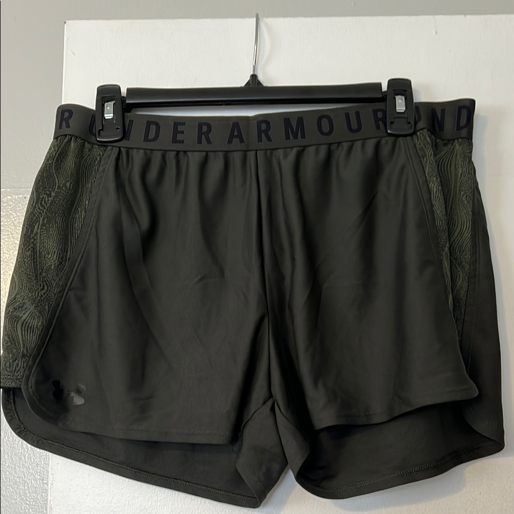 Under Armour Women's Dark Green Workout Shorts
